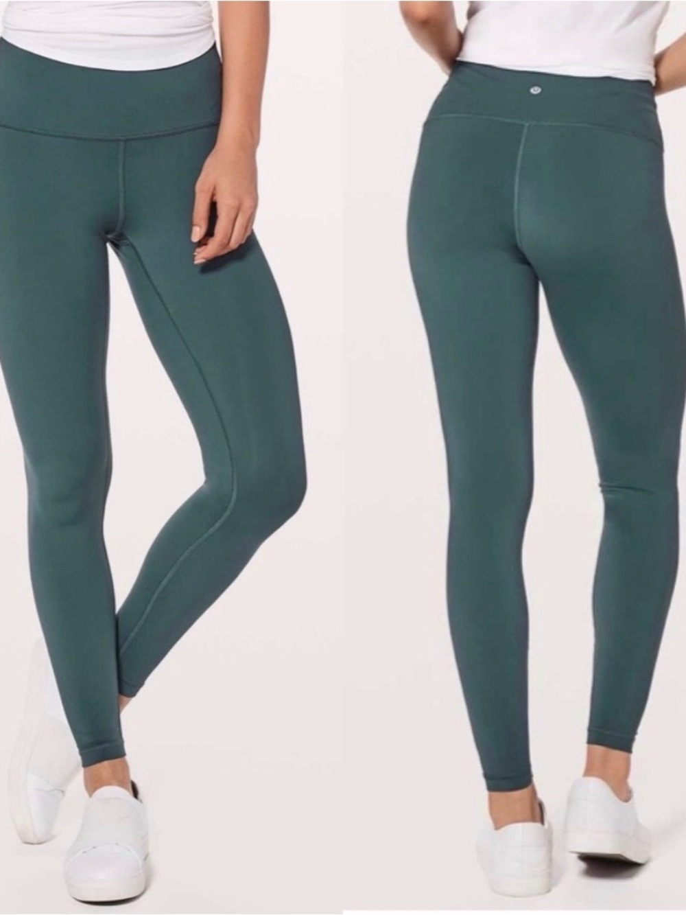 Lululemon Wunder Under Hi-Rise Tight Nulux 28" Gravity Teal Leggings Pants
8